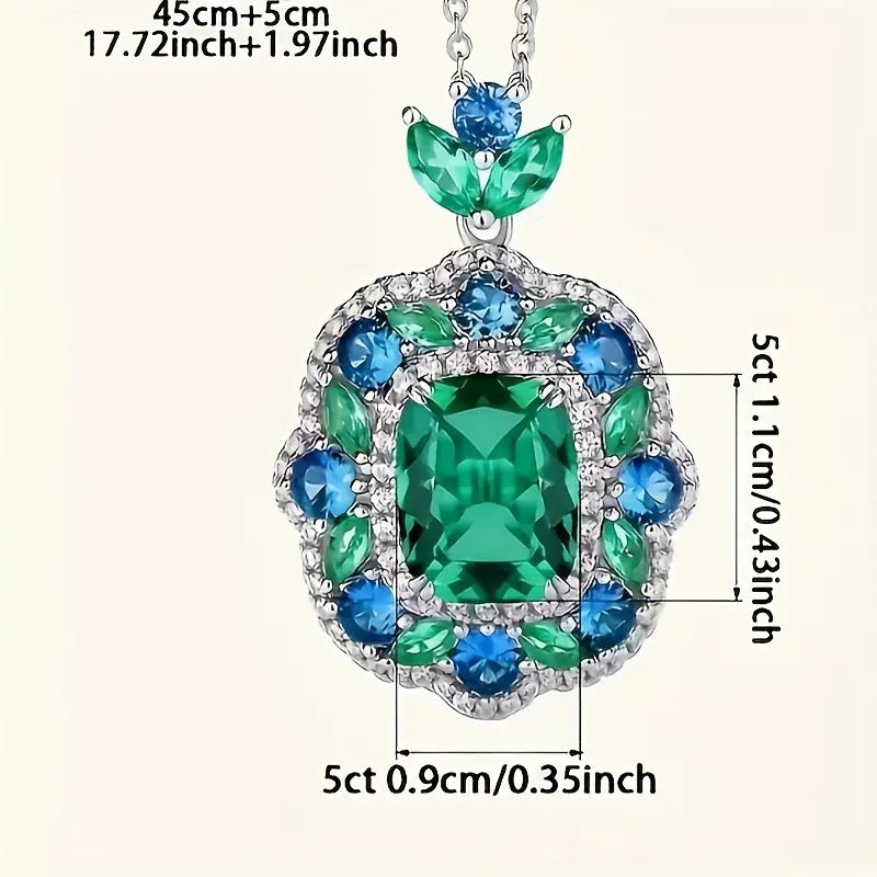 Emerald Series 5K Pendant Necklace