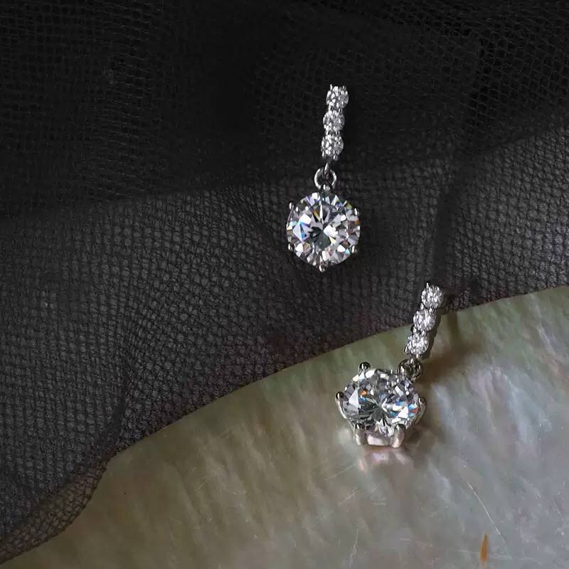 Zircon Mini Sphere Earrings