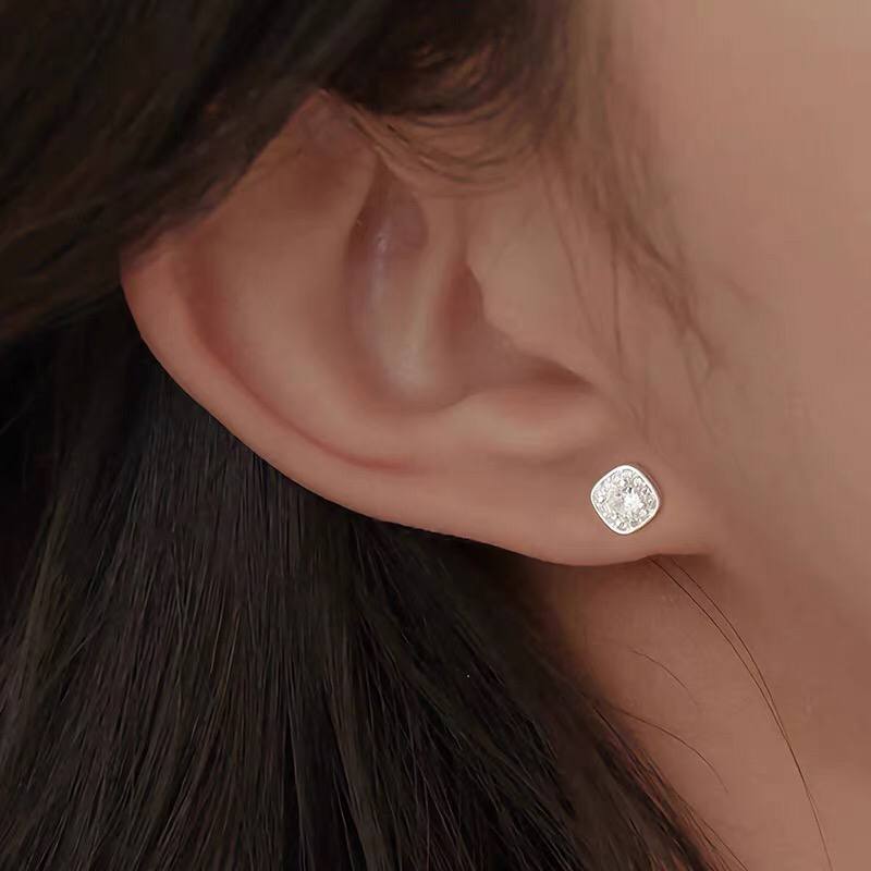 Eternal Sparkle Cushion Earrings