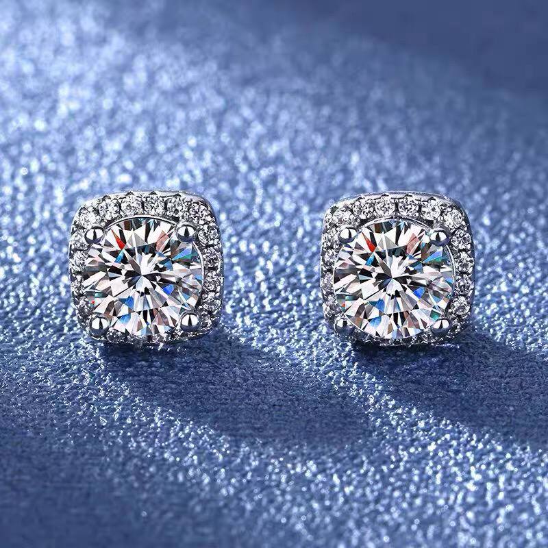 Eternal Sparkle Cushion Earrings