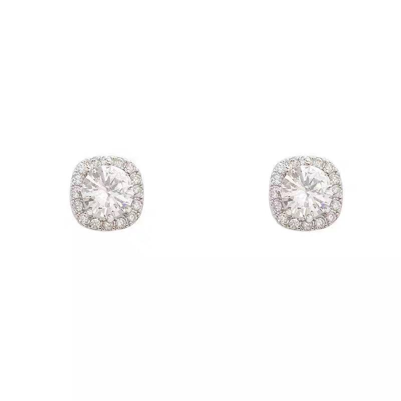 Eternal Sparkle Cushion Earrings