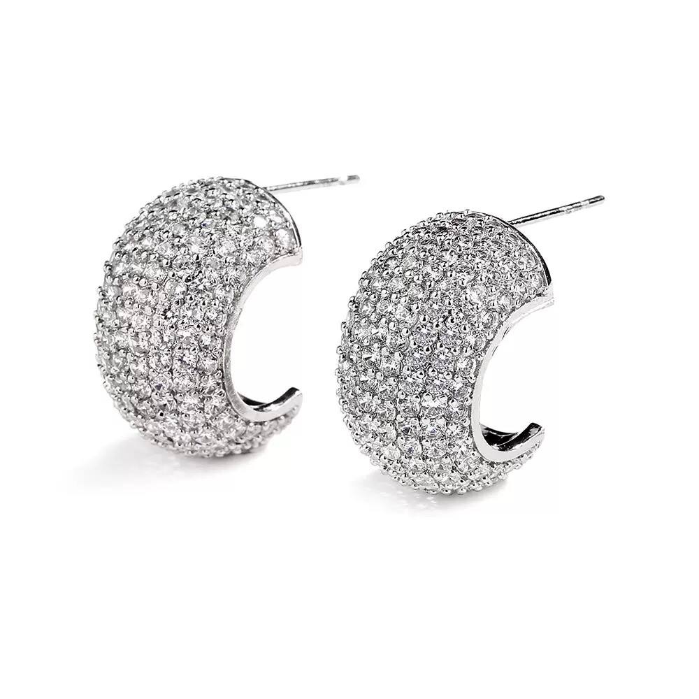 Luna Luxe Crescent Earrings