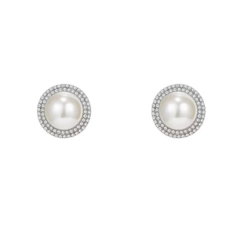 Eternal Pearl Zircon Earrings