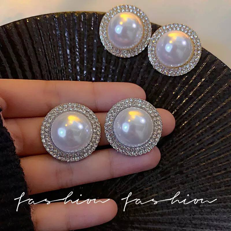 Eternal Pearl Zircon Earrings
