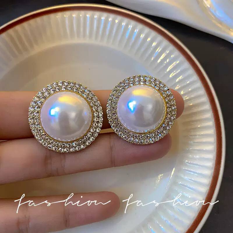 Eternal Pearl Zircon Earrings