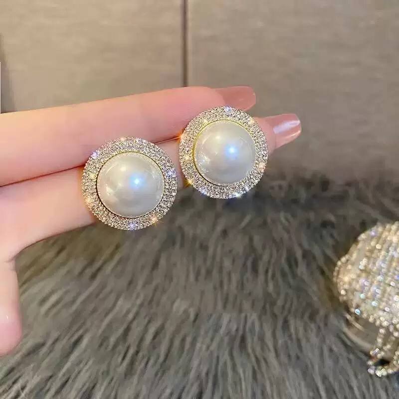Eternal Pearl Zircon Earrings