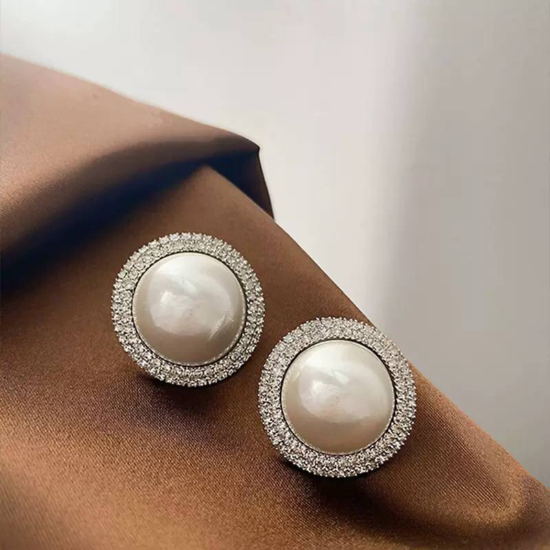 Eternal Pearl Zircon Earrings