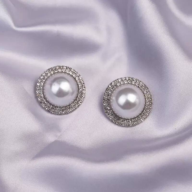 Eternal Pearl Zircon Earrings