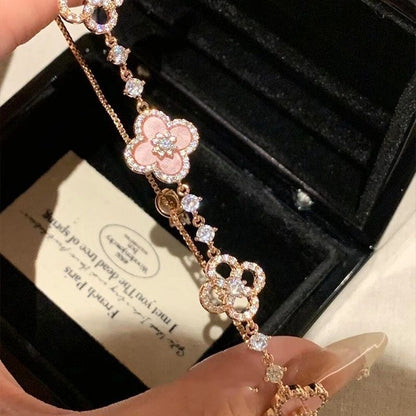 Four-Leaf Fortune Bracelet