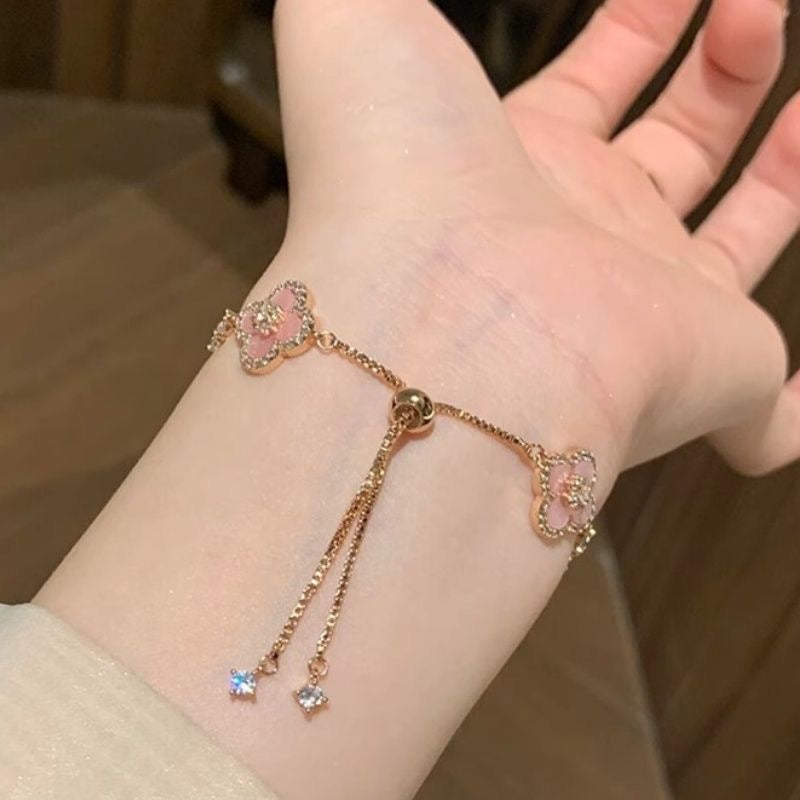 Four-Leaf Fortune Bracelet
