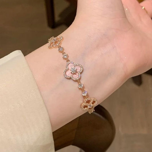 Four-Leaf Fortune Bracelet