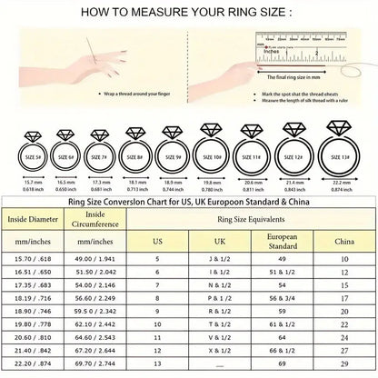 Moissanite Ring 925 Silver