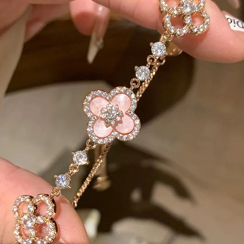 Four-Leaf Fortune Bracelet
